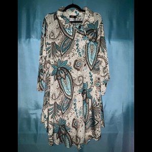 R & B Long Sleeve Dress 2 XL
